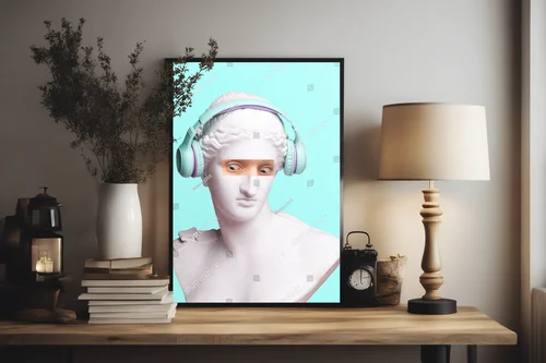 Surrealistyczna kompozycja z refleksją emocji