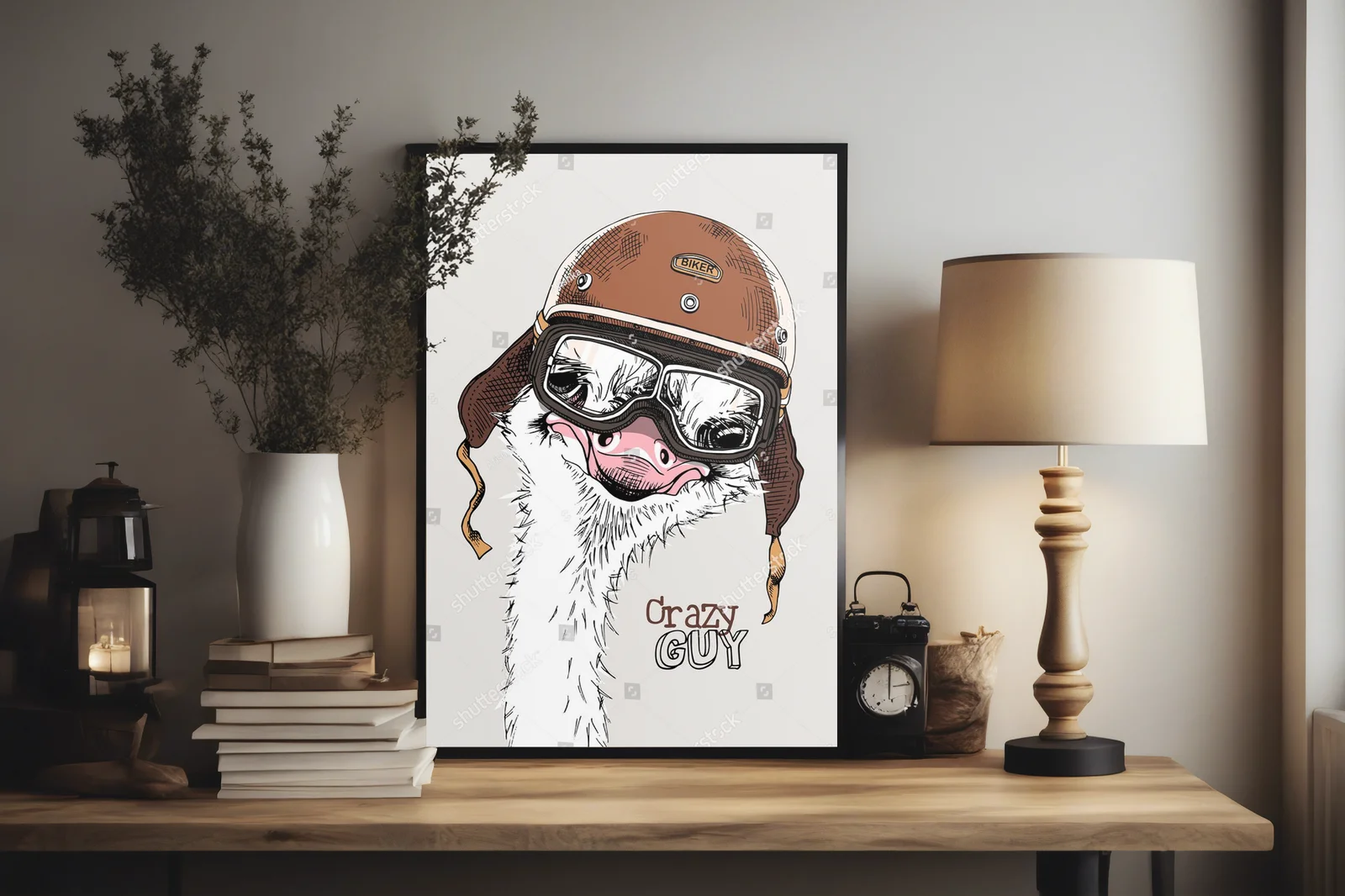 Fikcyjny wokół motocykli – humorystyczny strus!