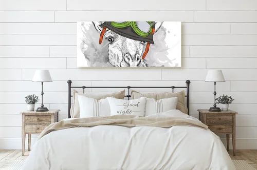 Giraffe in a Helmet: Hipsterska Ekspresja Kolorów