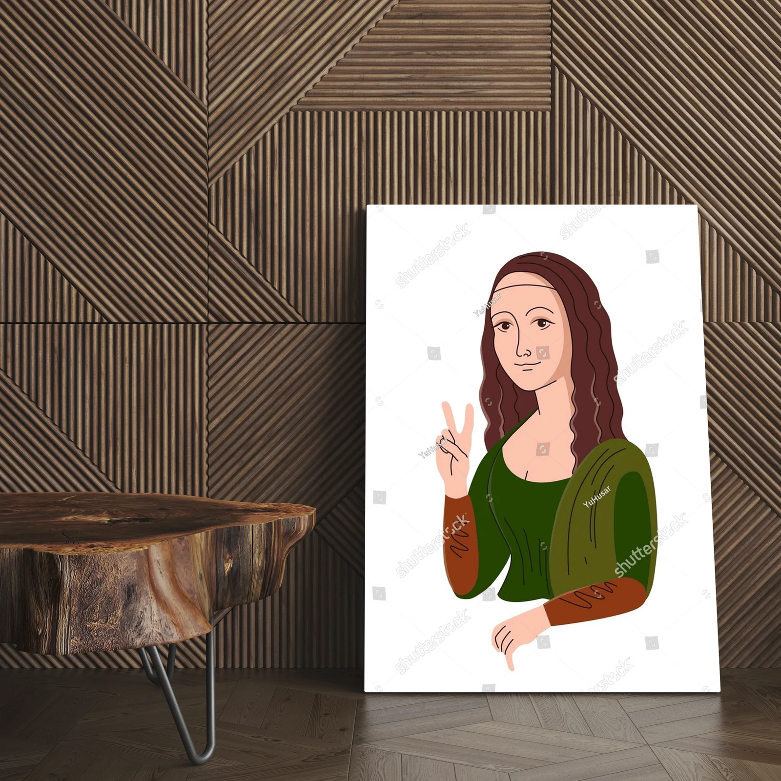Mona Lisa w nowoczesnej odsłonie - arcydzieło artystyczne