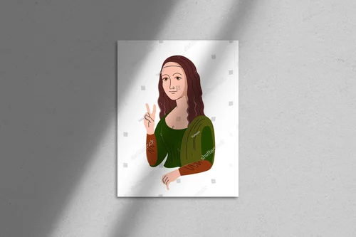 Mona Lisa w nowoczesnej odsłonie - arcydzieło artystyczne