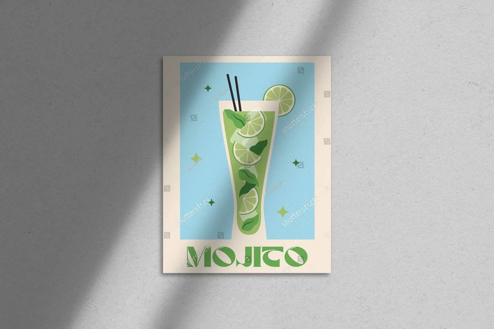 Urokliwe drinki w retro klimacie pełnym koloru