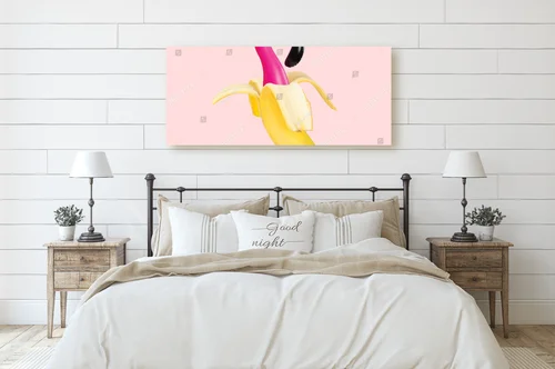 Radosny flamingo w owocowej aranżacji