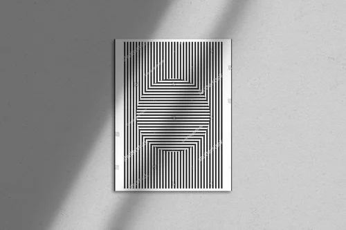 Geometryczna harmonia w minimalistycznym stylu