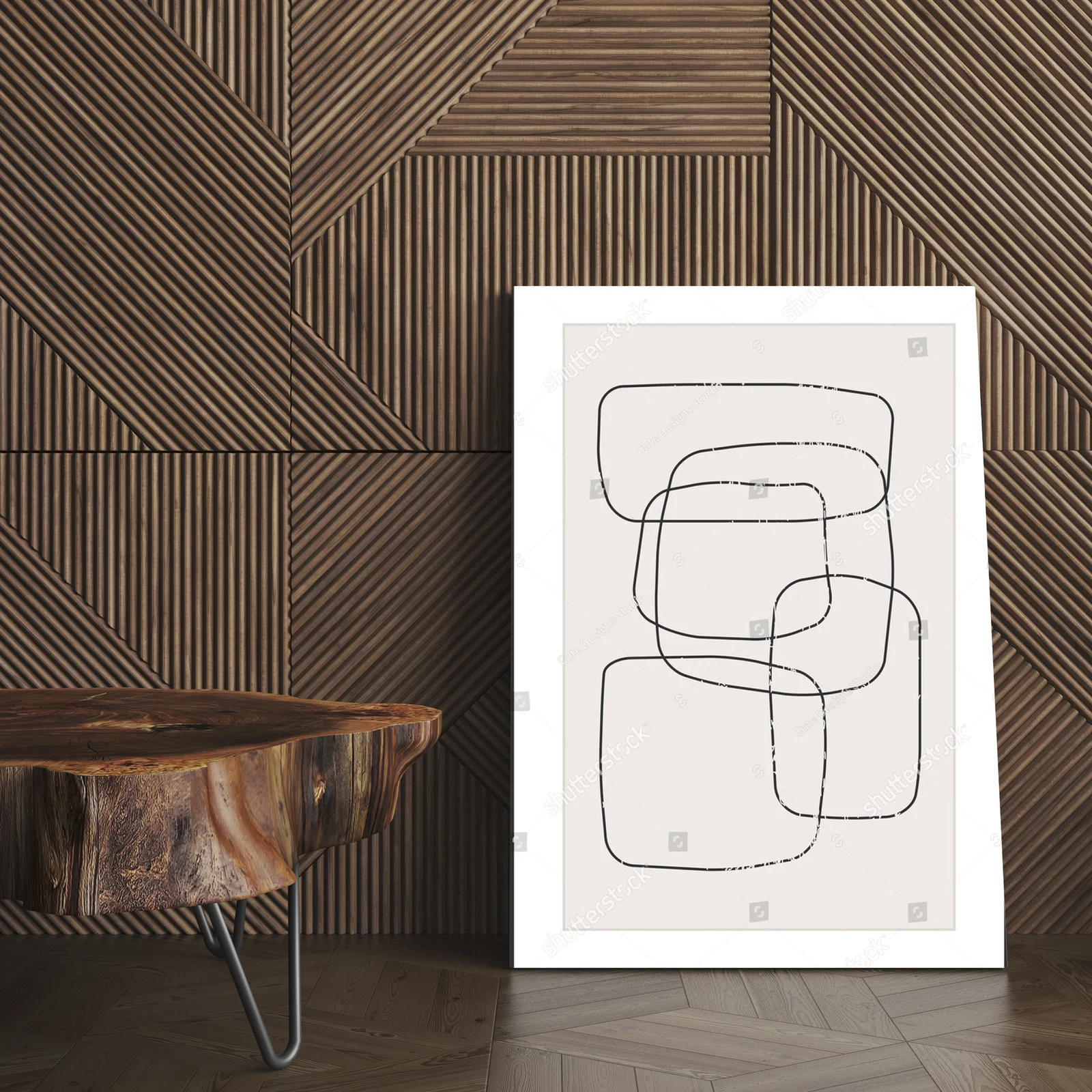 Minimalistyczna kompozycja w pastelowych tonach