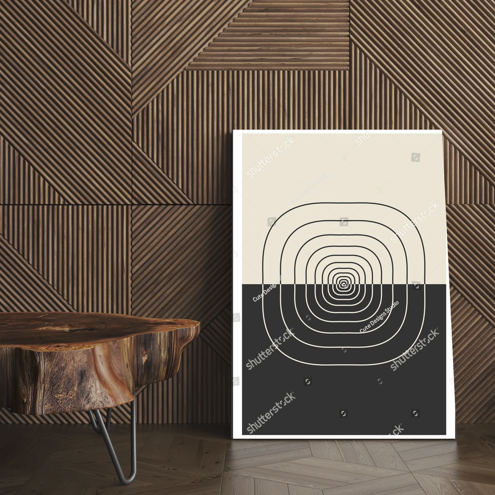 Geometryczne inspiracje w eleganckiej szarości