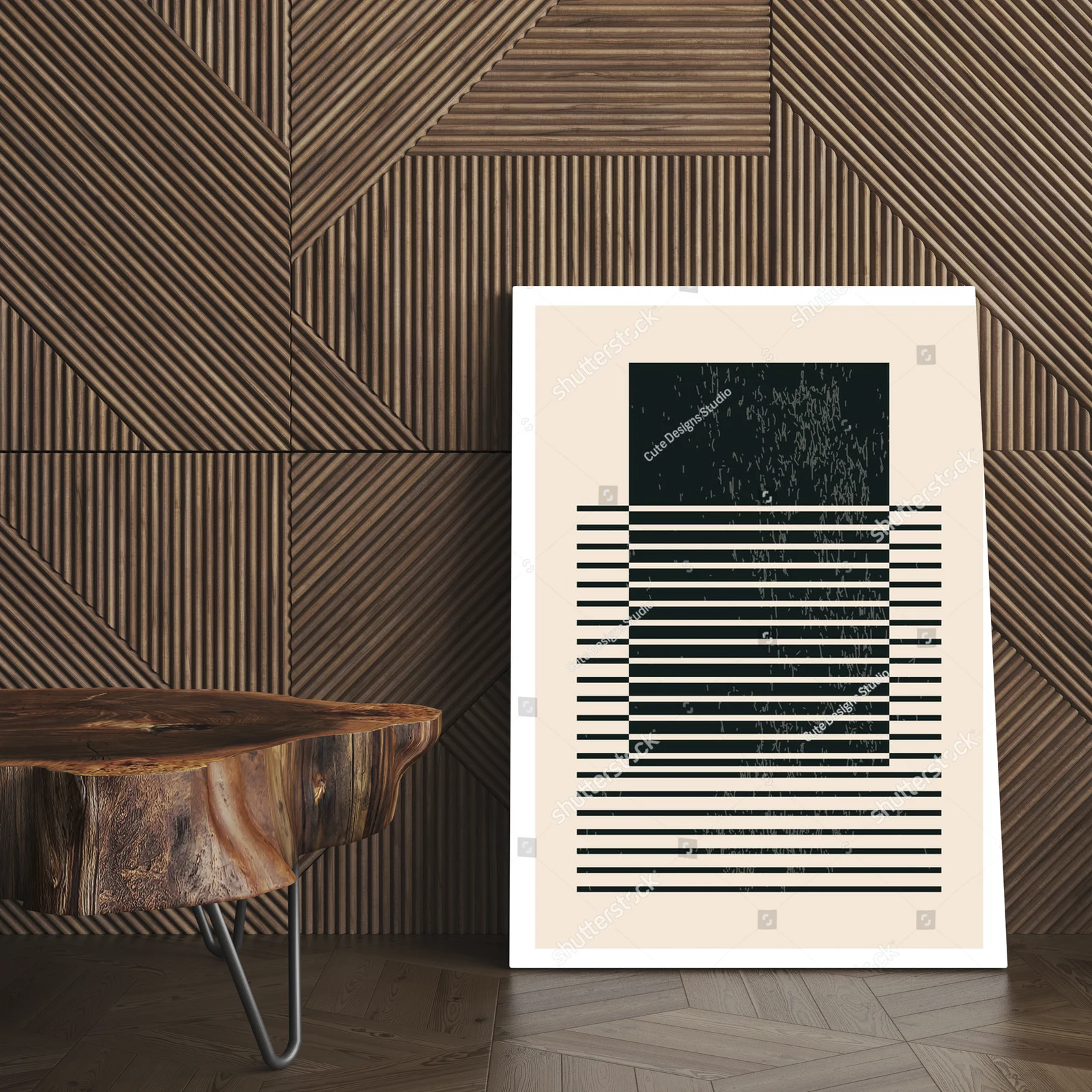 Nowoczesna geometria w pastelowych odcieniach