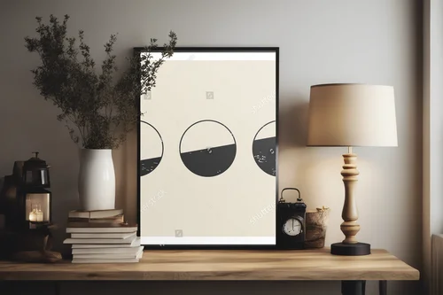 Geometryczne kształty w pastelowych odcieniach