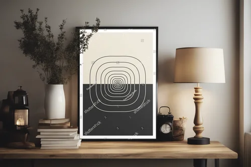 Geometryczne inspiracje w eleganckiej szarości