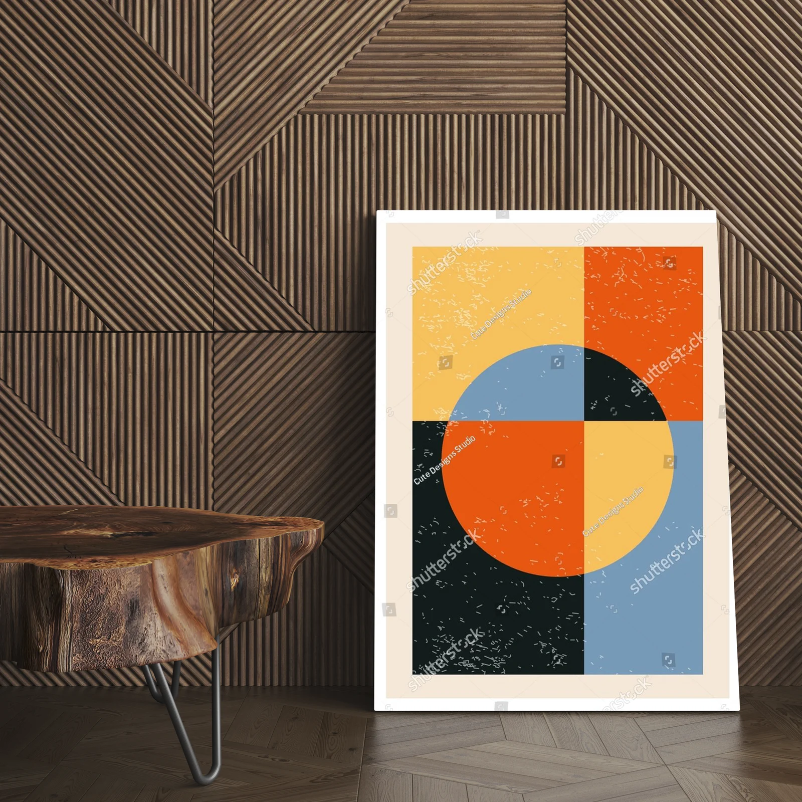 Geometryczne inspiracje w delikatnych tonach
