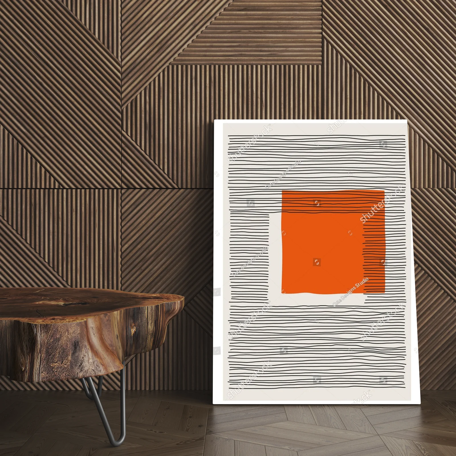 Elegancka geometria lat 20. w nowoczesnym stylu