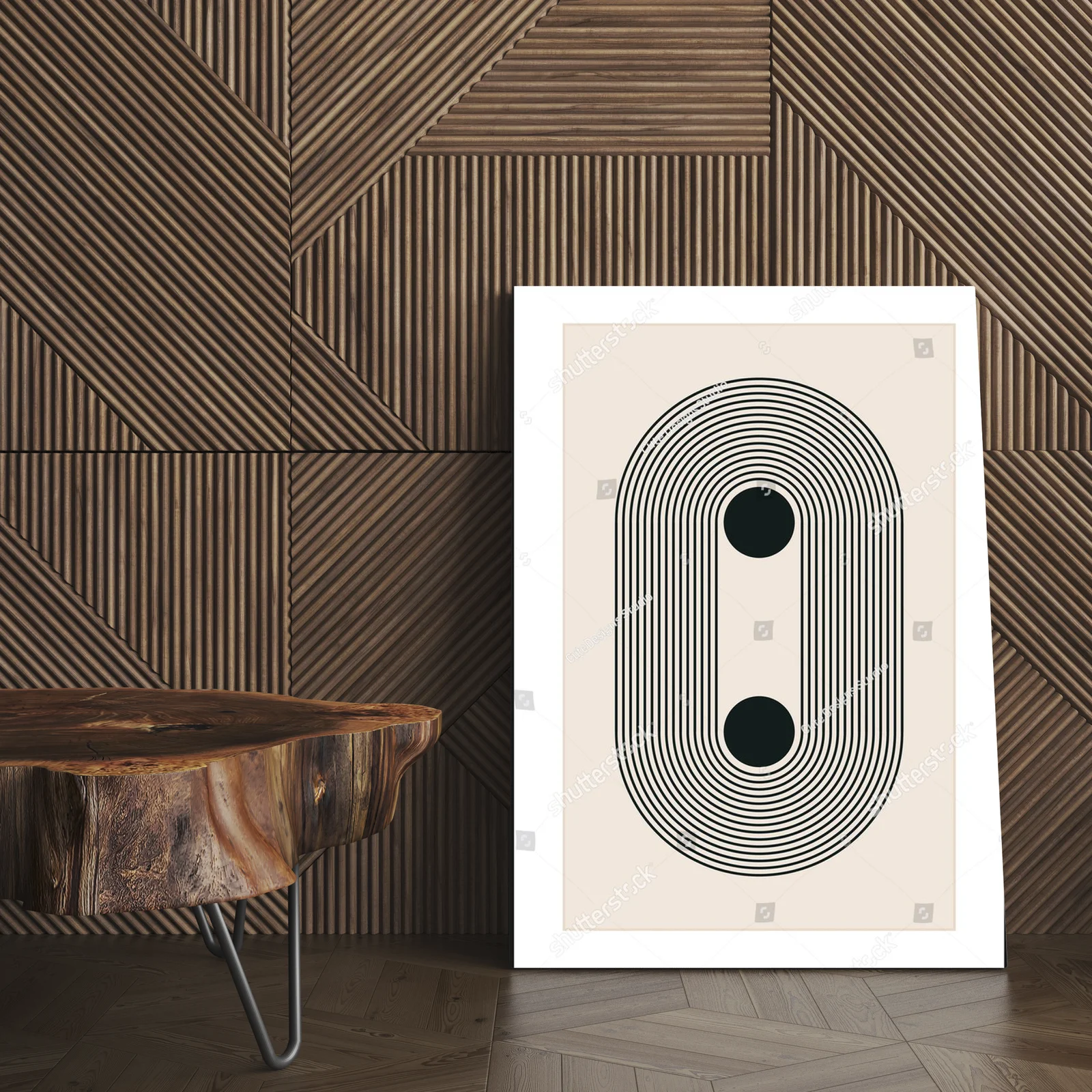 Geometryczne kształty w pastelowych odcieniach