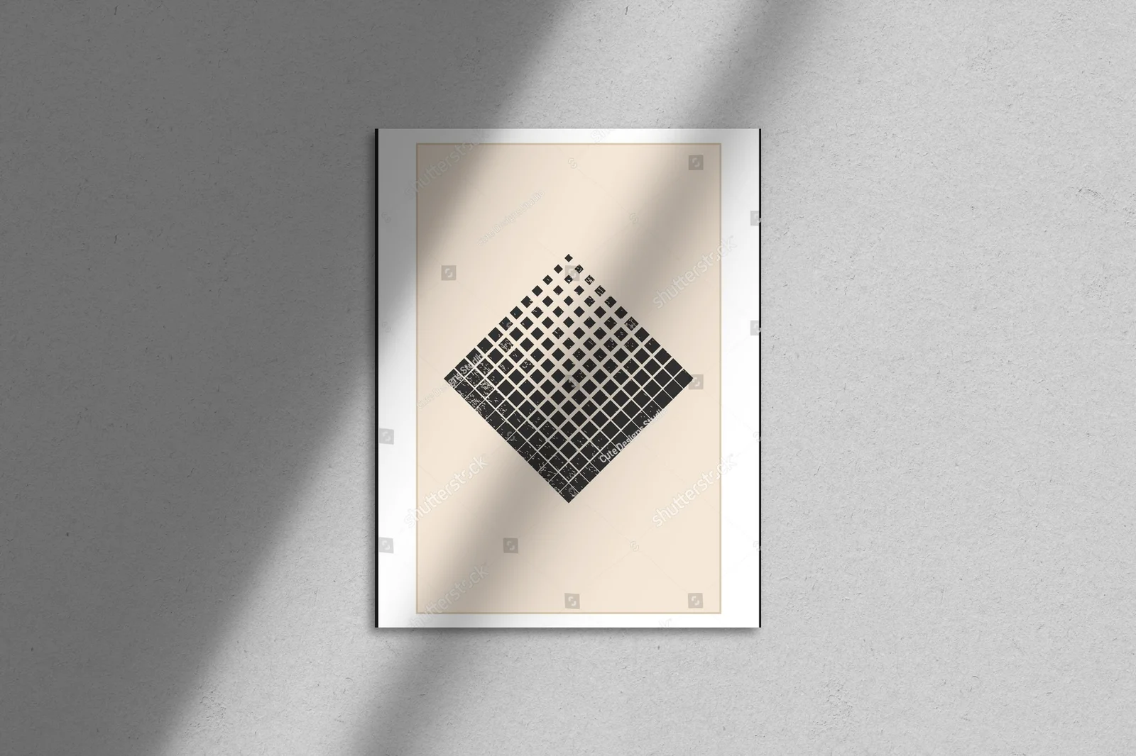 Elegancka geometria lat 20. w pastelowych odcieniach