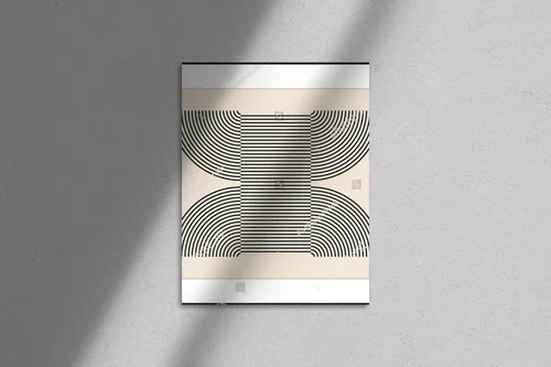 Geometryczne emocje w odcieniach beżu
