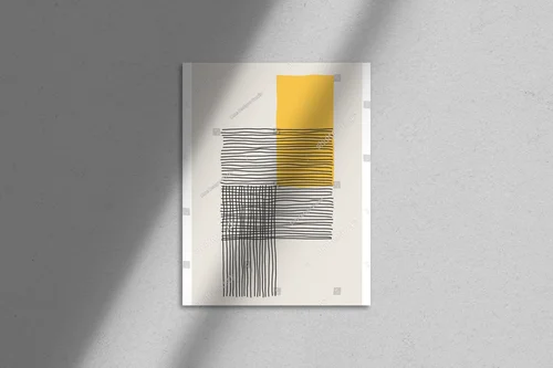 Geometryczne kompozycje w pastelowych tonach