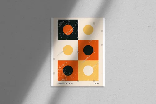 Geometryczne Odcienie w Pastelowym Stylu