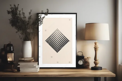 Elegancka geometria lat 20. w pastelowych odcieniach