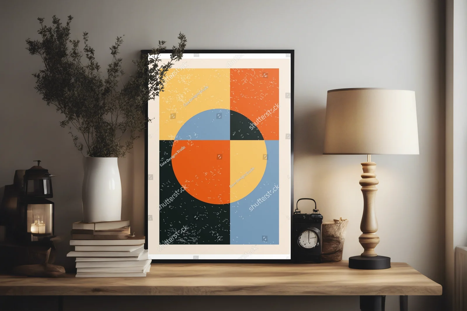 Geometryczne inspiracje w delikatnych tonach