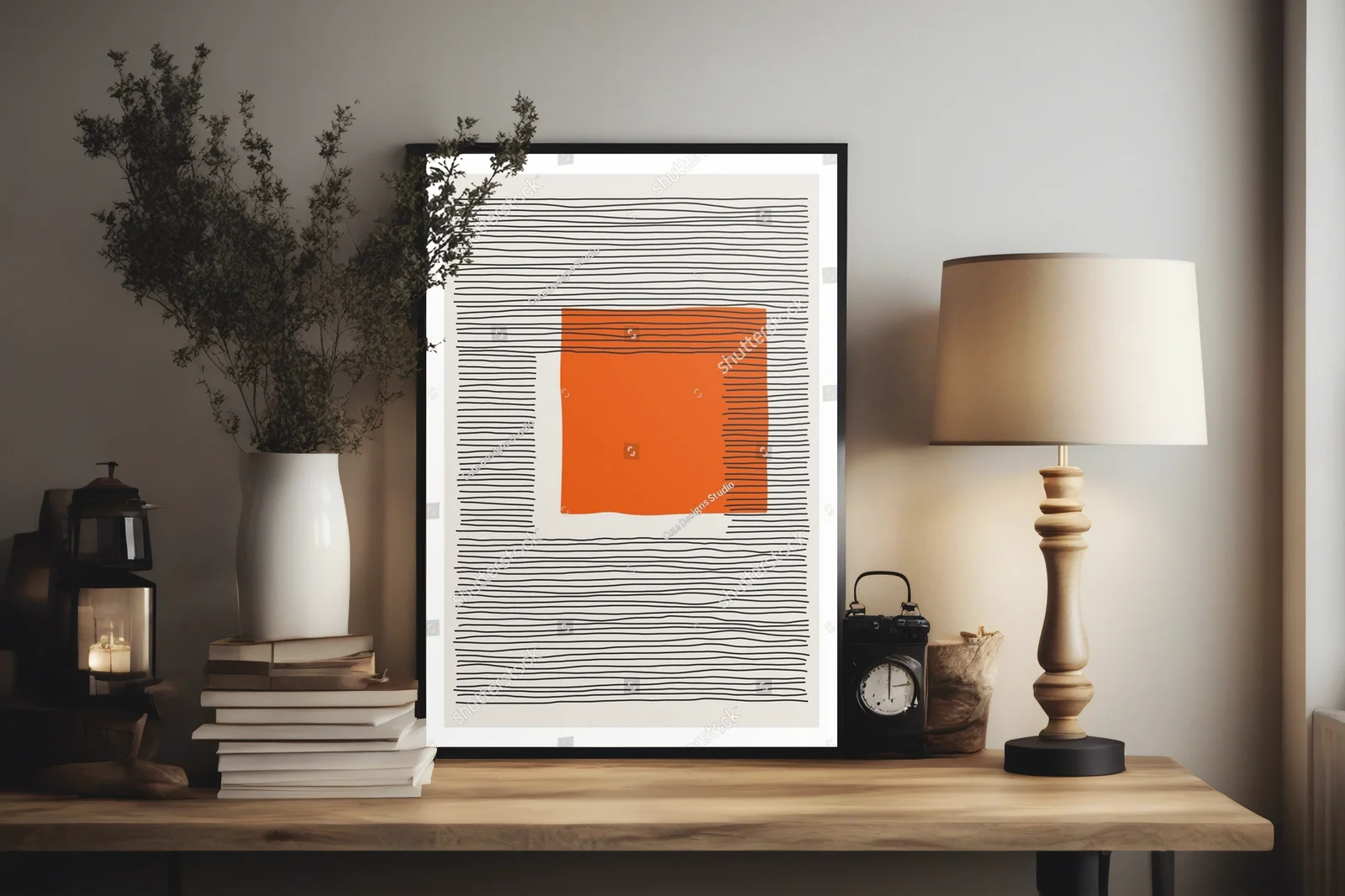 Elegancka geometria lat 20. w nowoczesnym stylu