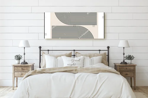 Geometryczna kompozycja w minimalistycznym stylu
