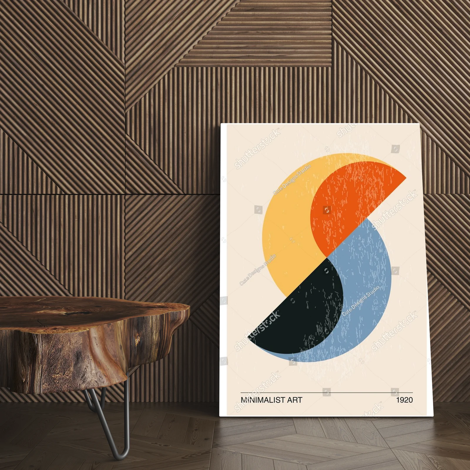 Geometryczne piękno w delikatnych pastelach