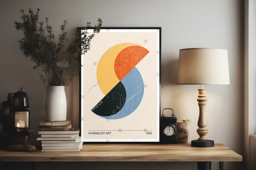 Geometryczne piękno w delikatnych pastelach