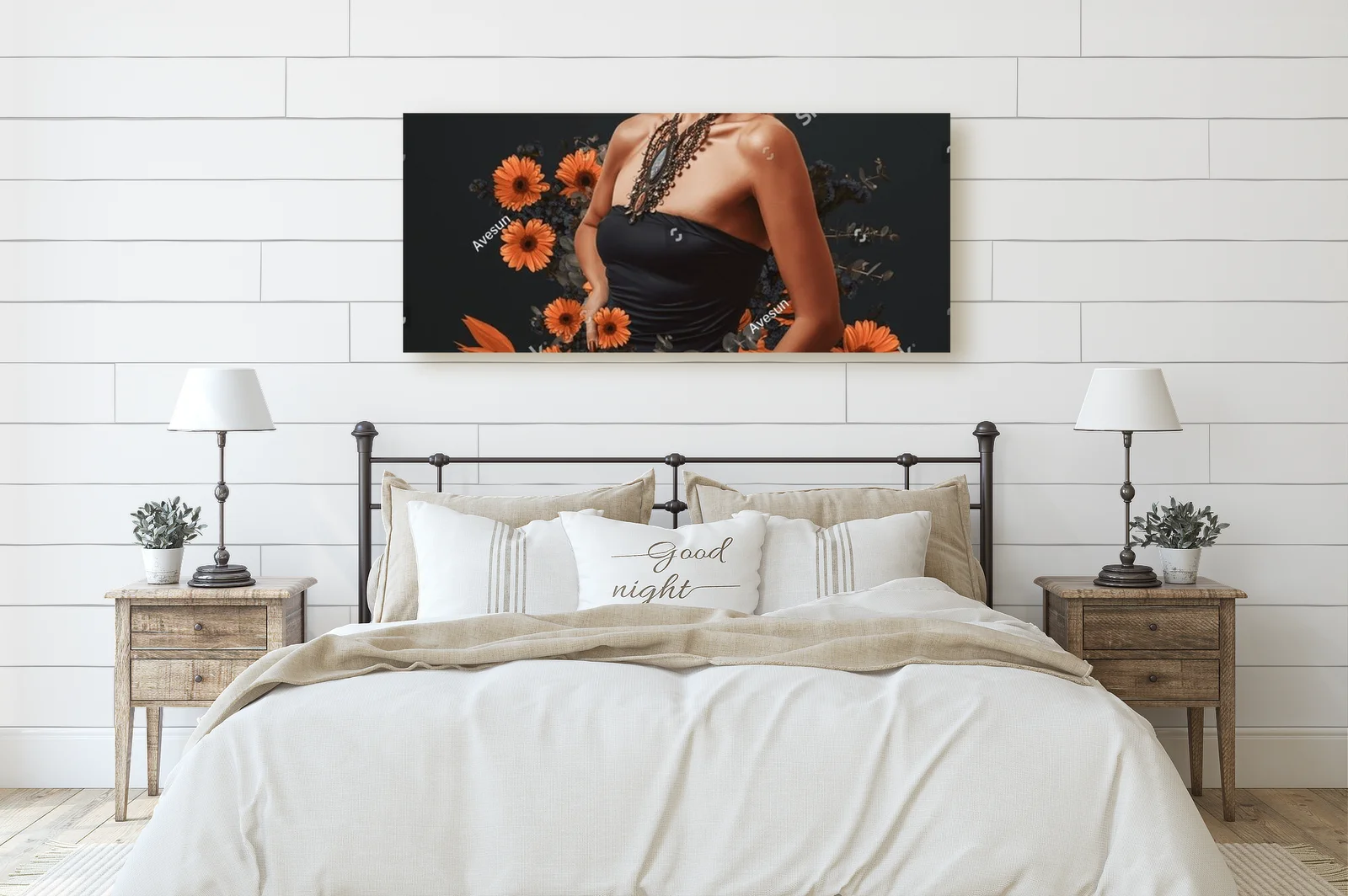 Elegancja wśród kwiatów: portret pełen życia