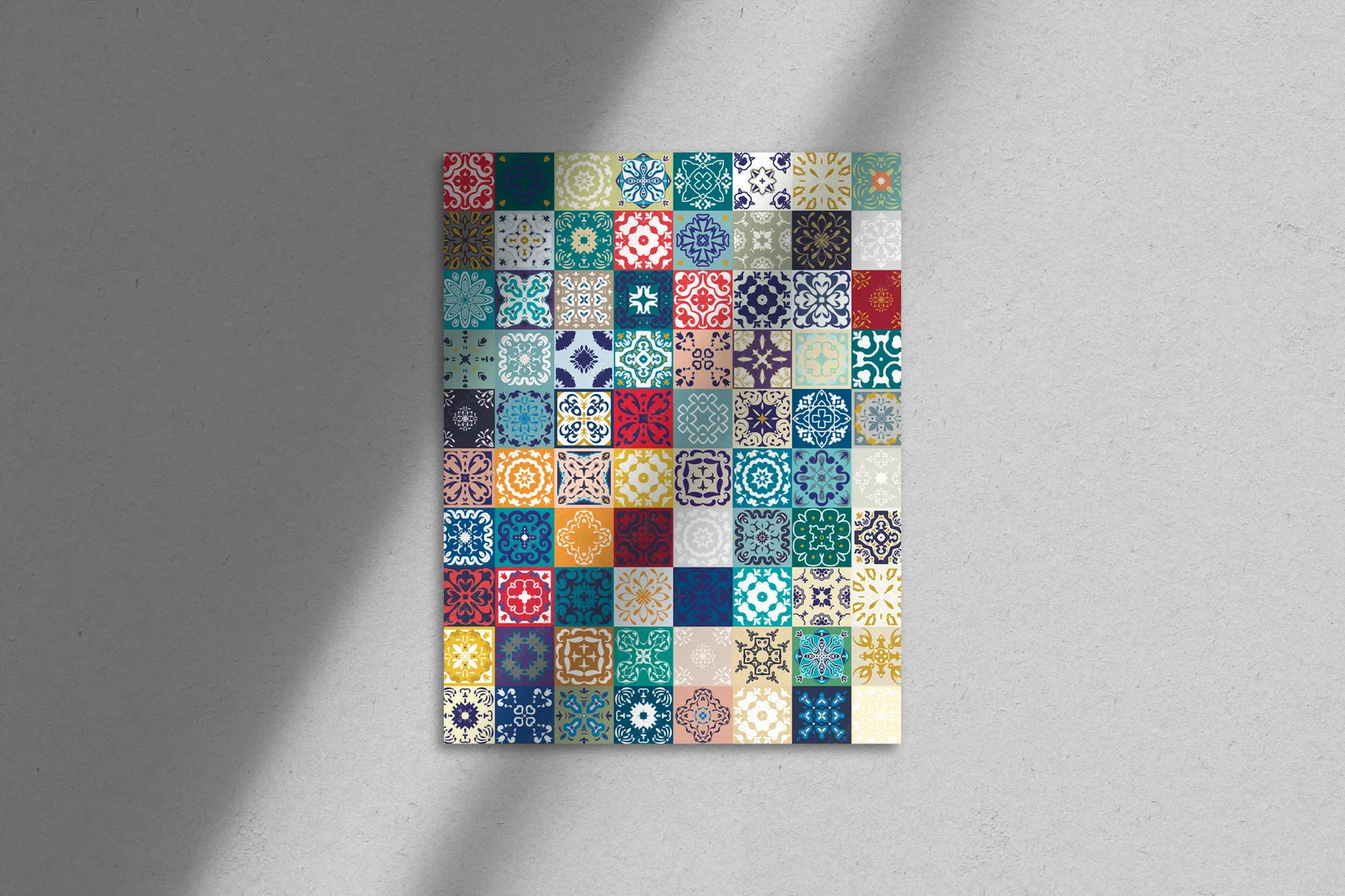 Zachwycający patchwork kwiatowy w orientalnych barwach