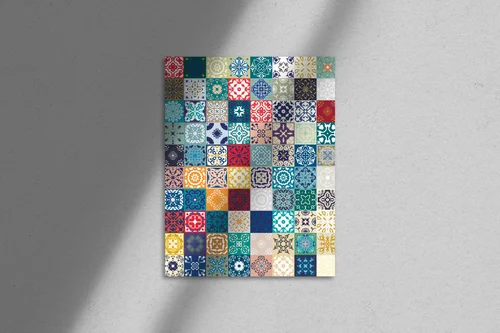 Zachwycający patchwork kwiatowy w orientalnych barwach