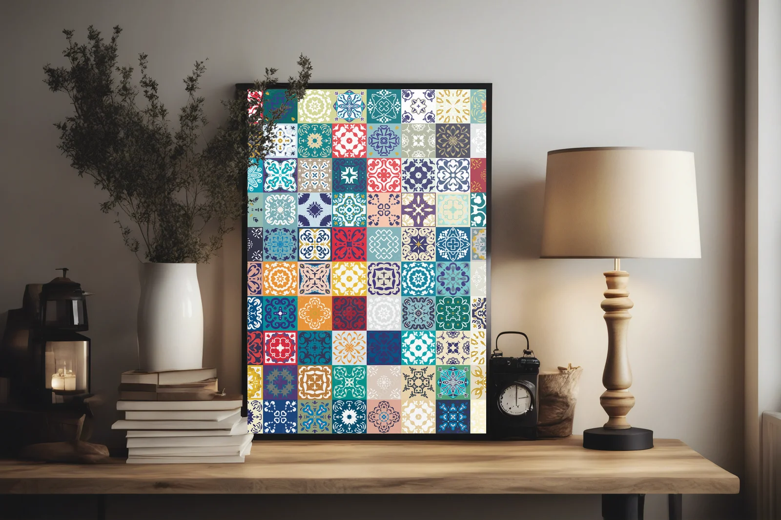 Zachwycający patchwork kwiatowy w orientalnych barwach