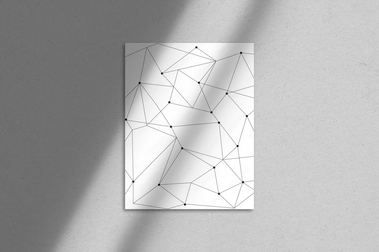 Skandynawski geometryczny styl w harmonijnych odcieniach