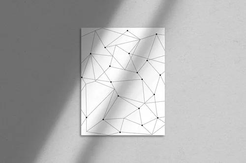 Skandynawski geometryczny styl w harmonijnych odcieniach