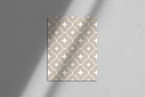 Elegancka ornamentyka w ciepłych odcieniach