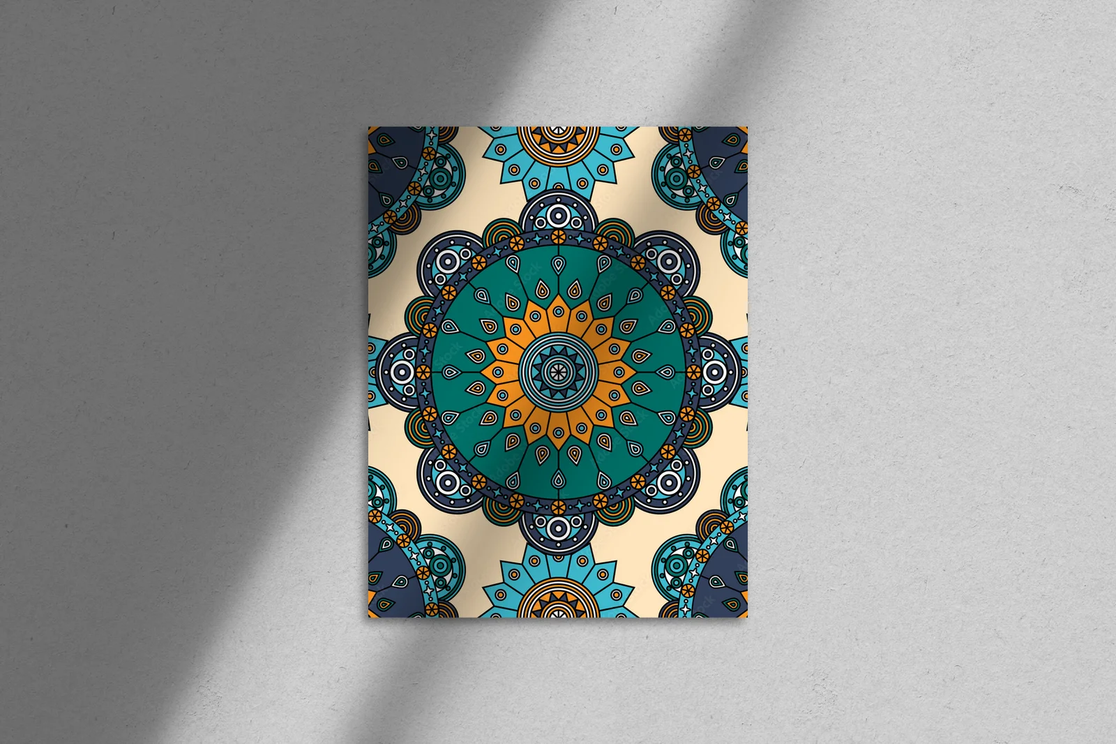 Boho medale w harmonijnych odcieniach turkusu