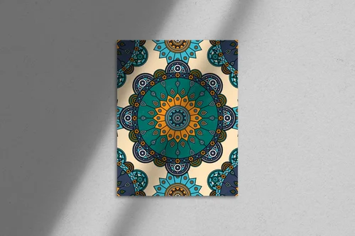 Boho medale w harmonijnych odcieniach turkusu
