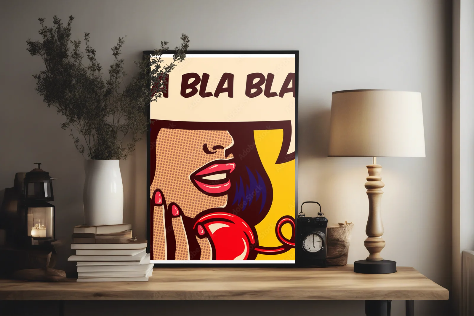 Glamour lat 60. z komiksowym uśmiechem