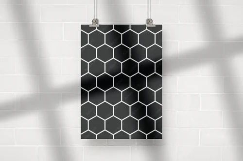Elegancja geometryczna w monochromatycznych odcieniach