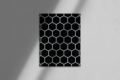 Elegancja geometryczna w monochromatycznych odcieniach
