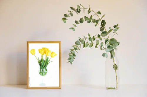 Eleganckie tulipany w wazonie - wiosenna finezja