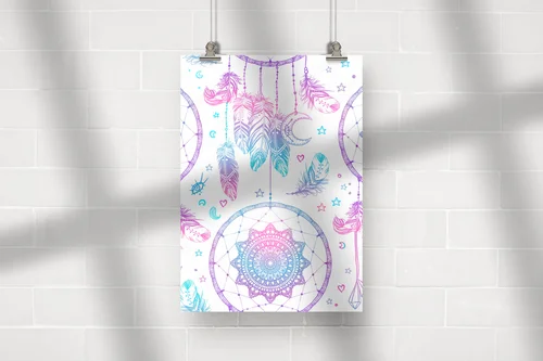 Boho chic: Ręcznie rysowany talizman snów
