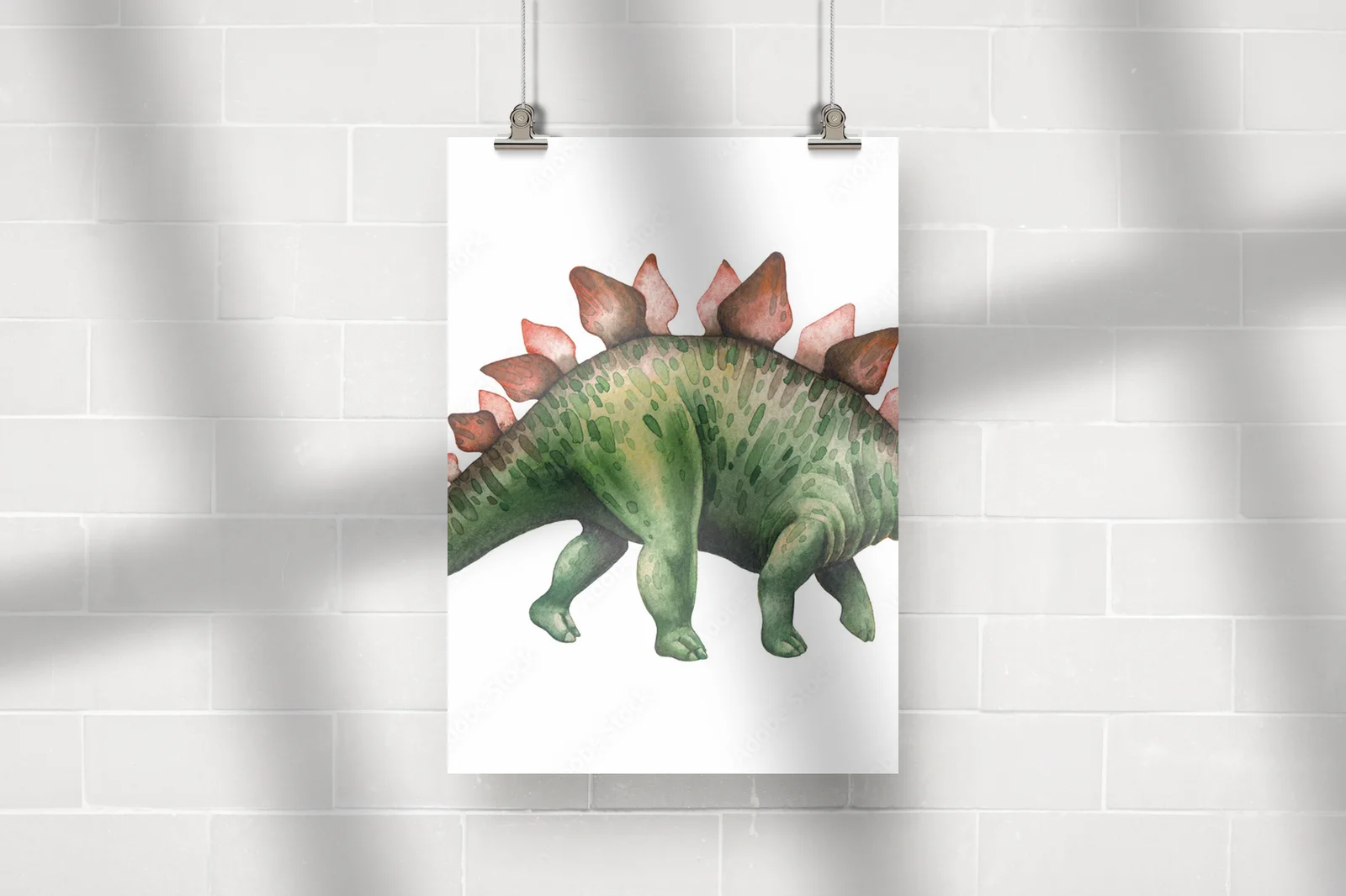 Niesamowite dinozaury w delikatnych odcieniach