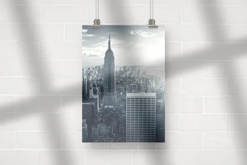 Zachwycający widok na Manhattan o zachodzie słońca