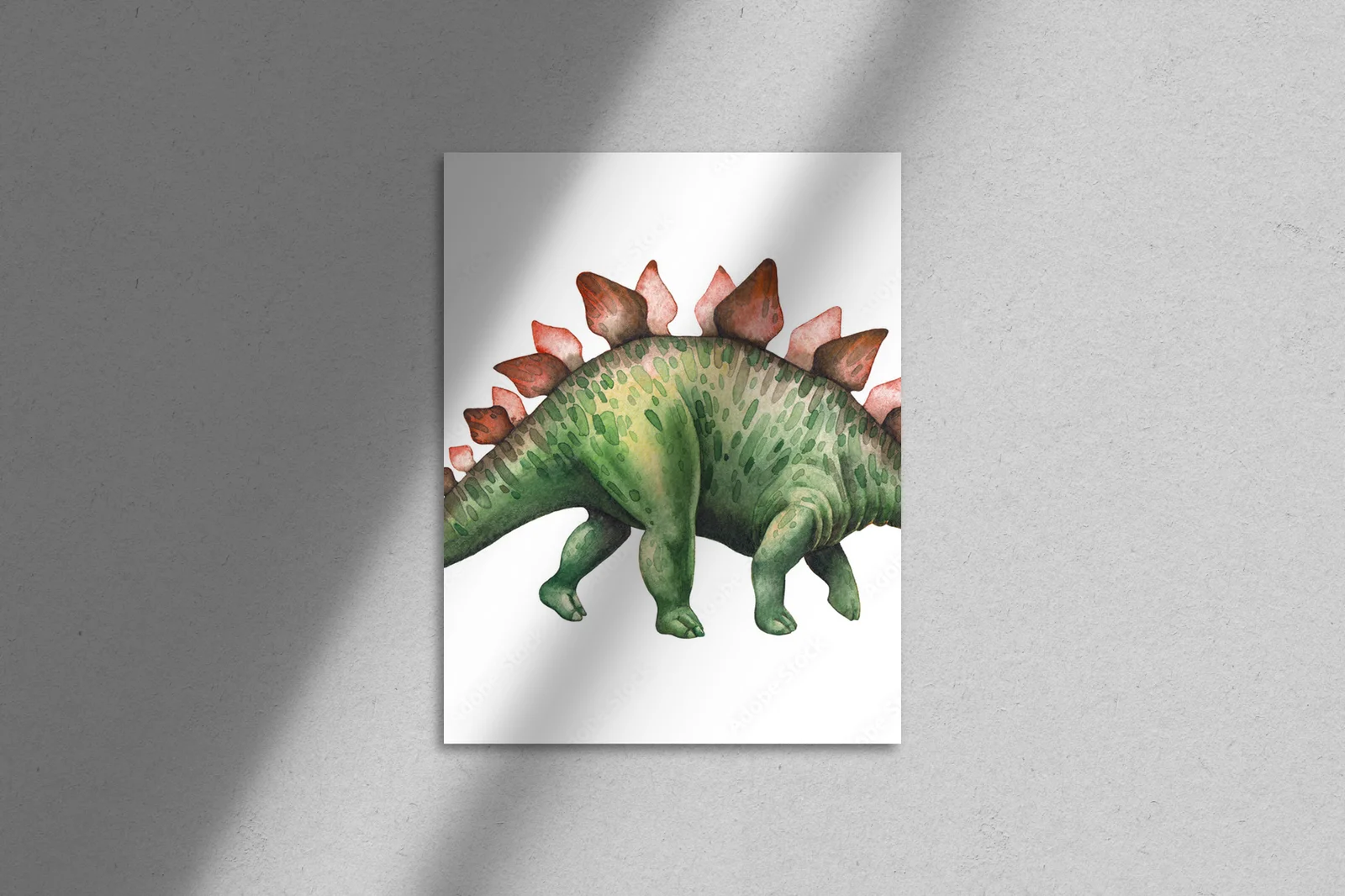 Niesamowite dinozaury w delikatnych odcieniach