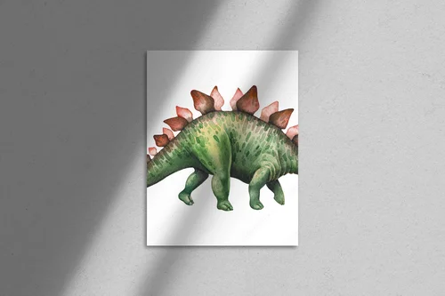 Niesamowite dinozaury w delikatnych odcieniach