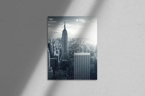 Zachwycający widok na Manhattan o zachodzie słońca