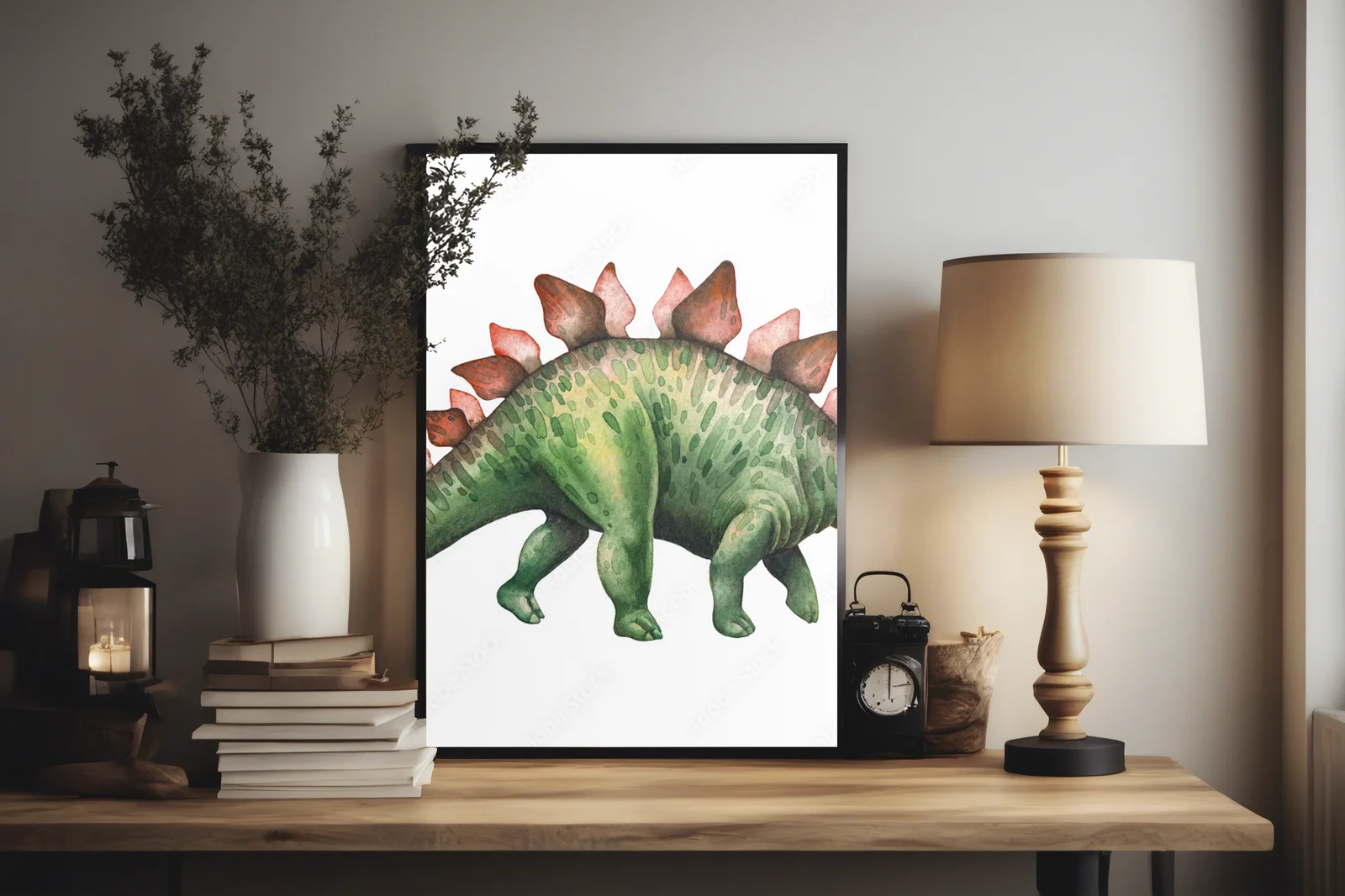 Niesamowite dinozaury w delikatnych odcieniach
