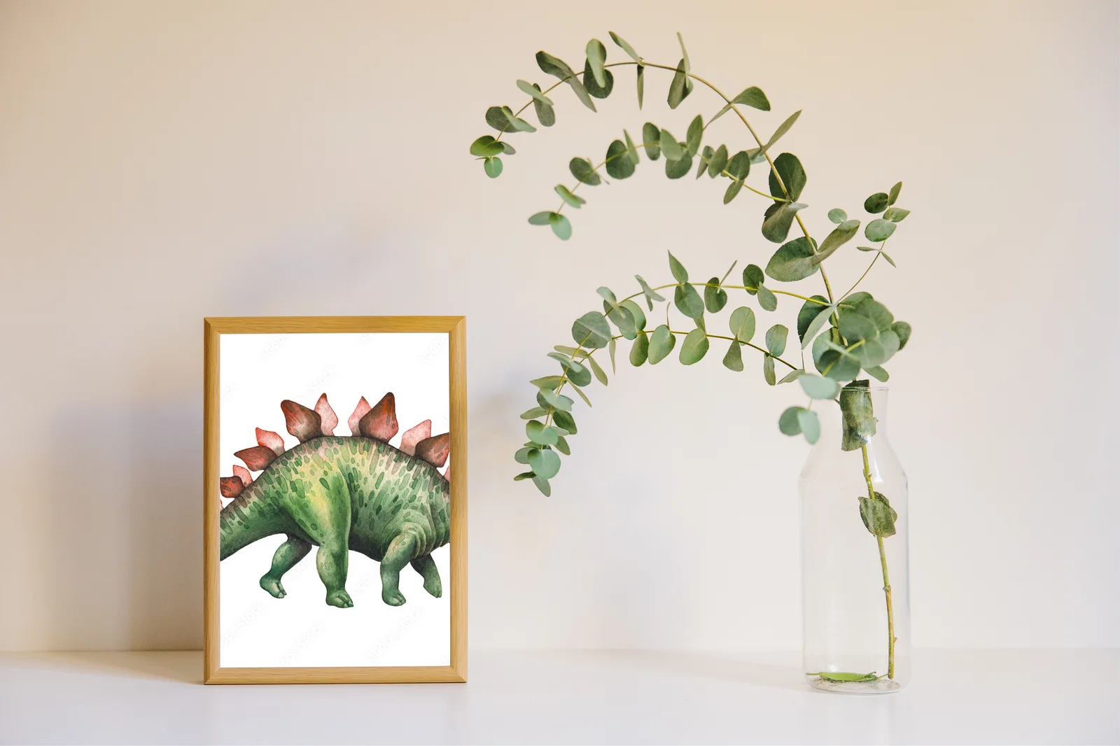 Niesamowite dinozaury w delikatnych odcieniach