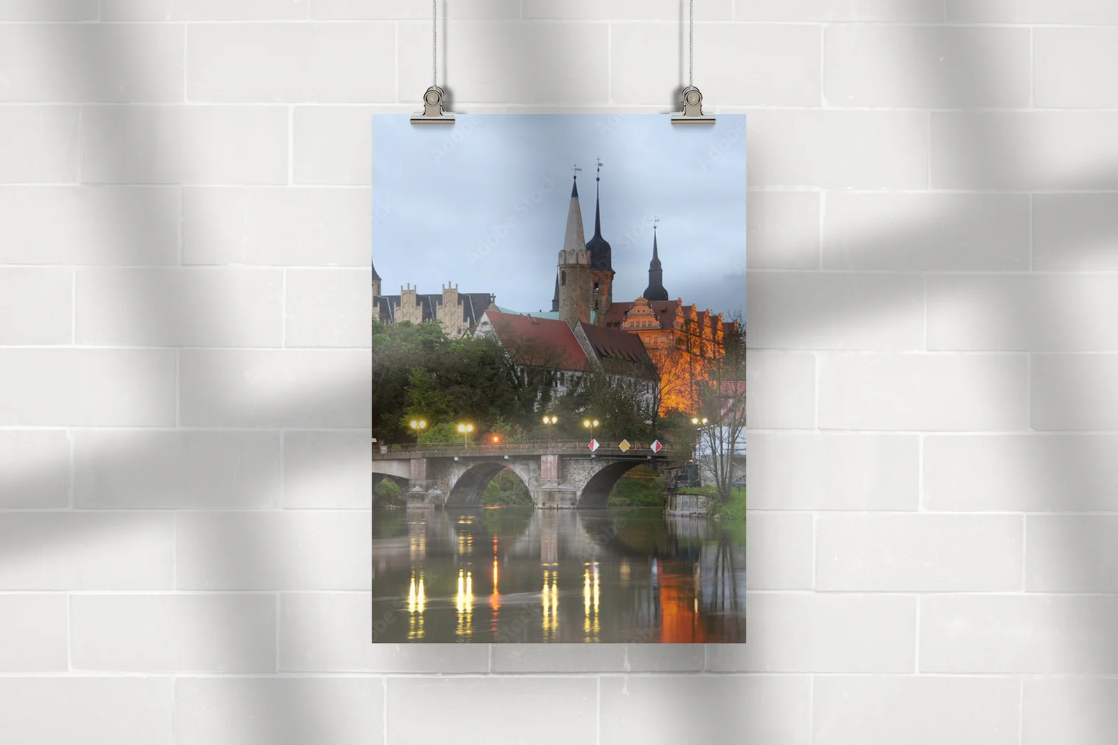 Zachwycająca panorama zamku i katedry Merseburga