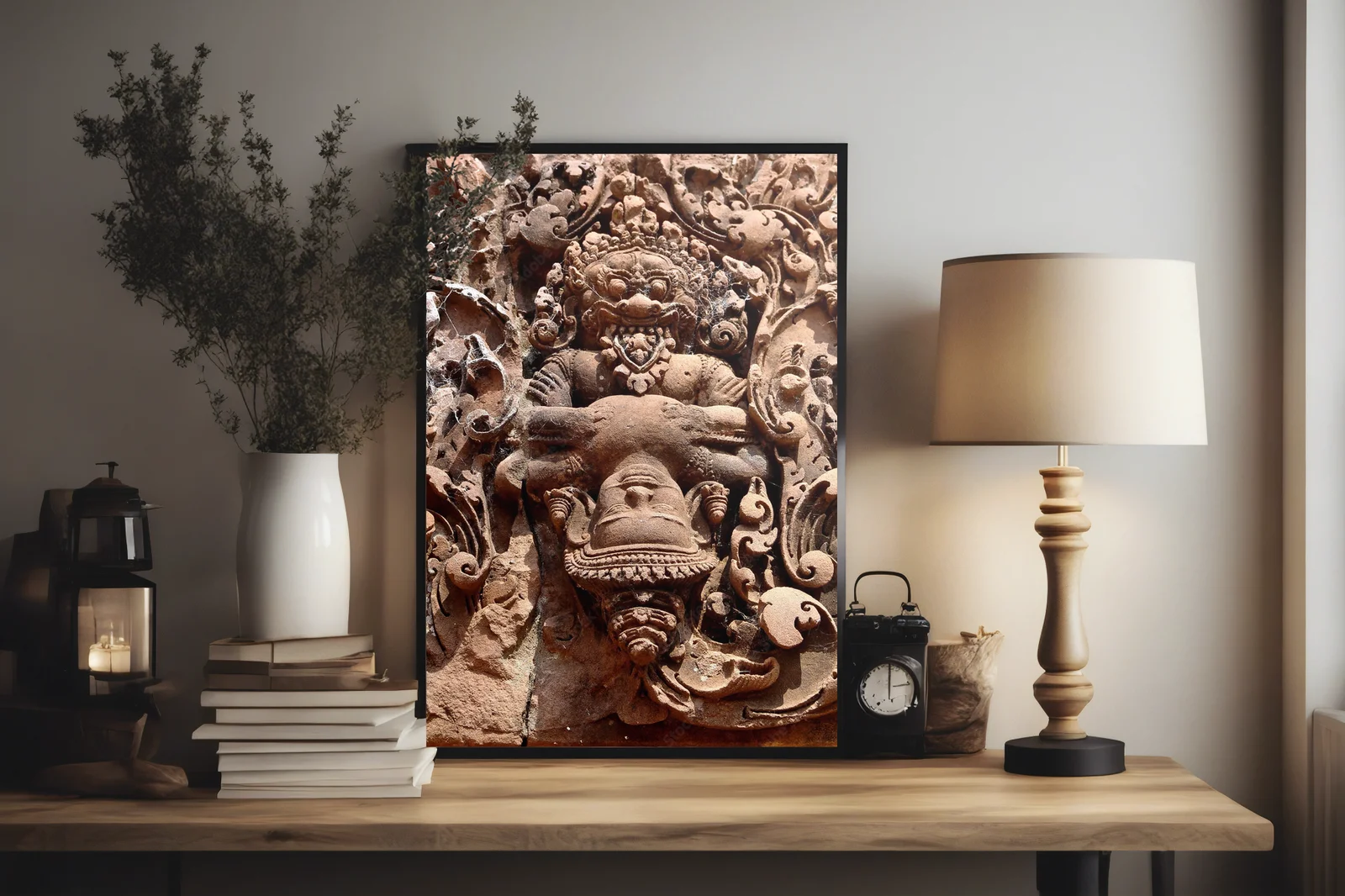 Harmonia czerwieni: tajemnice świątyni Angkor Wat