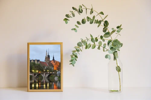 Zachwycająca panorama zamku i katedry Merseburga